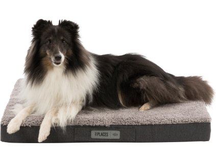 Ortopedická matrace BENDSON Vital, obdélníková, 120 × 72 cm, tmavě šedá/světle šedá