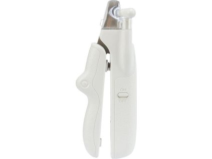 Nůžky na drápky s LED světlem, 15 cm, nerez/plast