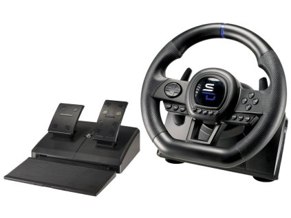 POŠKOZENÝ OBAL - SUPERDRIVE Sada volantu a pedálů SV650/ PS4/ PC/ Switch/ Xbox Series X/S