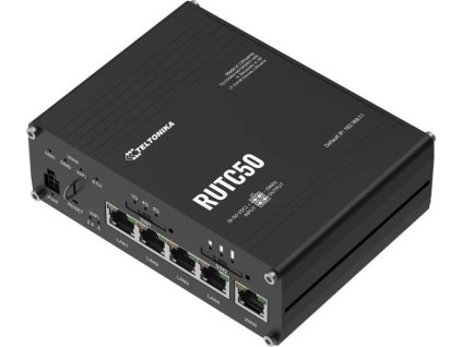 Teltonika RUTC50 průmyslový router, 5G, Dual SIM, WiFi 6