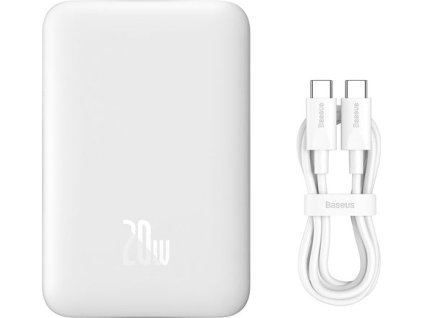 Baseus Magnetická Powerbanka 10000mAh 20W White