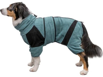 Froté župan / domácí overal pro psy, petrolejová