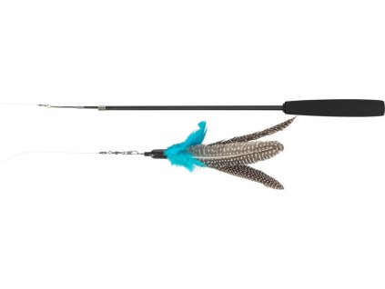 Teleskopická tyč s hračkou pro kočky 40-98 cm