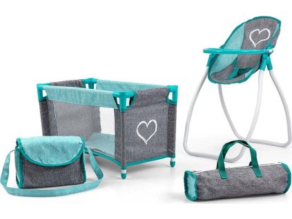 Dětská sada pro panenky Elsa Prestige Milly Mally mátová