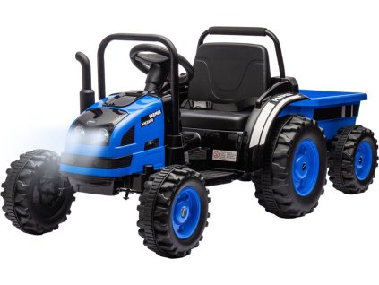 Elektrický traktor s vlečkou Milly Mally Farmer modrý