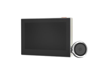 EZVIZ chytré dveřní kukátko s kamerou HP2/ Wi-Fi/ 2K/ 4,3" monitor/ napájení ze sítě a baterie/ 2200 mAh/ černé