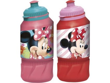 Láhev plastová sportovní EASY MINNIE BLOOM 420 ml