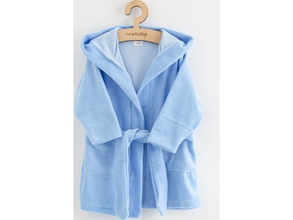 Dětský froté župan New Baby Comfortably blue 80/86