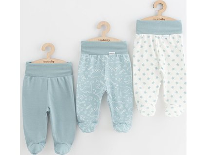 Kojenecké polodupačky New Baby Classic II Uni 3ks mátová 68 (4-6m)