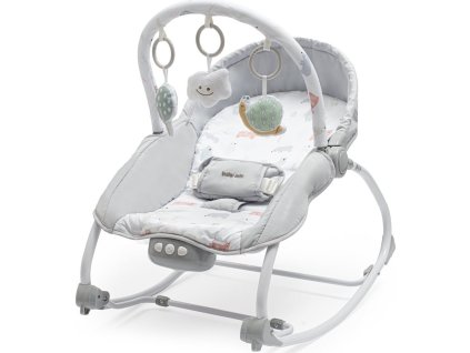 Multifunkční houpací lehátko pro miminko Baby Mix hlemýžď