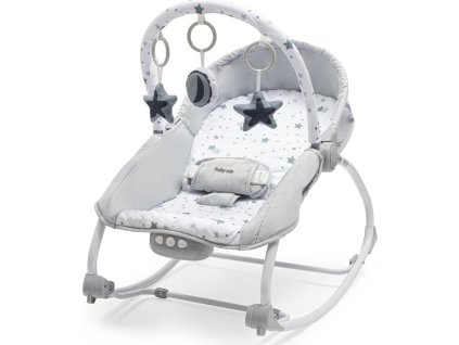 Multifunkční houpací lehátko pro miminko Baby Mix hvězdičky zelené