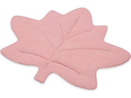 Mušelínová hrací deka New Baby Maple Leaf pink