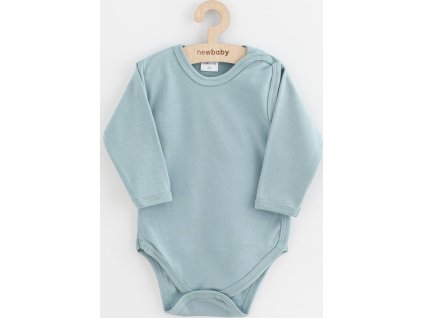 Kojenecké celorozepínací body New Baby Classic II tmavě mátové 56 (0-3m)