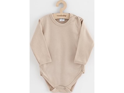 Kojenecké celorozepínací body New Baby Classic II světle béžové 68 (4-6m)