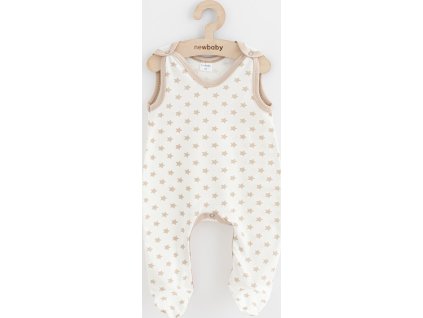 Kojenecké dupačky New Baby Classic II hvězdy béžové 80 (9-12m)