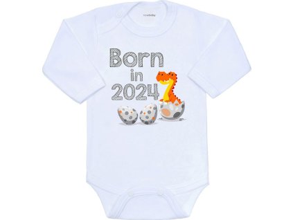 Body s potiskem New Baby Born in 2024 dinosaurus 86 (12-18m)