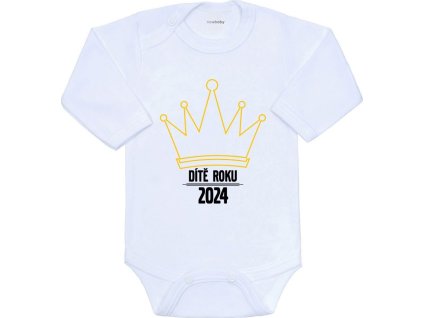 Body s potiskem New Baby Dítě roku 2024 74 (6-9m)