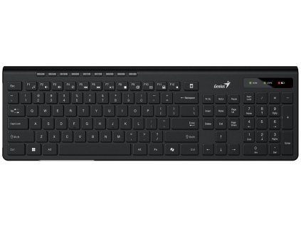 GENIUS Slimstar 7230/ bezdrátová 2,4GHz/ Copilot/ mini receiver/ USB/ černá/ CZ+SK layout