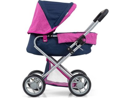 Dětský kočárek pro panenky Milly Mally Alice Prestige Navy