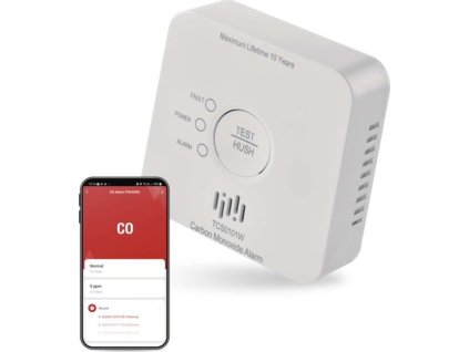 GoSmart Detektor oxidu uhelnatého TCS0101W s WiFi