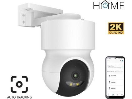iGET HOME Camera CS8 White - WiFi 2K IP kamera otočná, noční vidění, audio, IP65, auto tracking