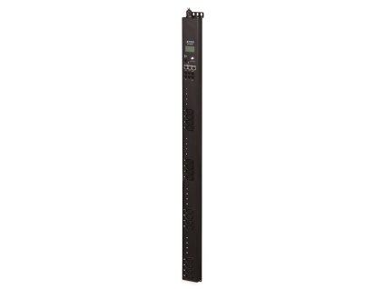 Planet IPM-16230, IP vertikální ovládání 16x zásuvek 240V/10A, 0U Rack, LED+displej, 2 kaskádové porty, port pro senzor