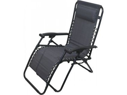 Lehátko/křeslo ALICANTE šedé