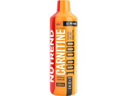 Nutrend Carnitine 100000 (Varianta pomeranč, 1000 ml)