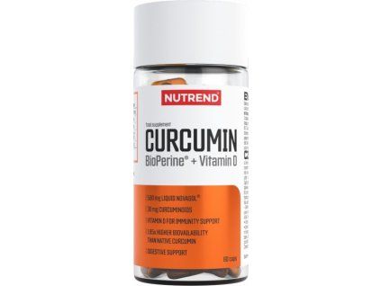 Nutrend Curcumin + Bioperine + Vitamin D (Varianta 60 cps)
