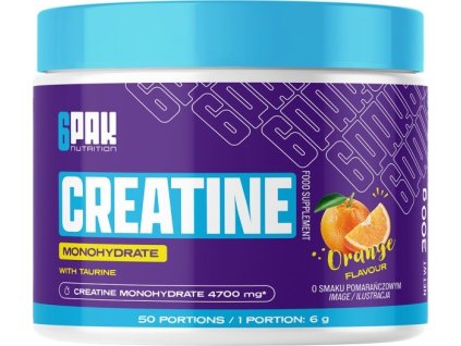 6Pak Nutrition Creatine Monohydrate + taurin