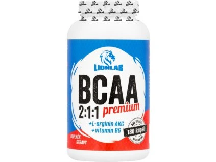 Lionlab BCAA 2:1:1 Premium XXL (Varianta 180 cps)
