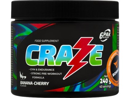 6Pak Nutrition Craze Pre-workout