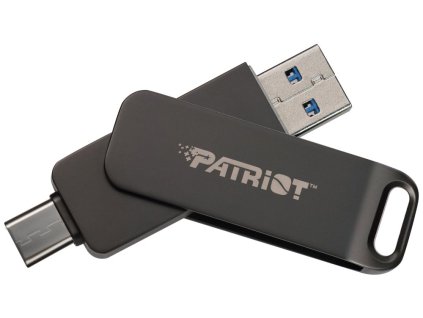 PATRIOT RAGE R550 32GB / USB Typ-A + USB Typ-C / USB 3.2 Gen 1 / šedá