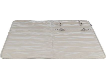 CityStyle cestovní deka, umělá kůže 80 x 80 cm, světle šedá