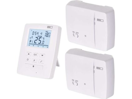 Pokojový programovatelný bezdrátový OpenTherm termostat P5611OT.2R se 2 přijímači