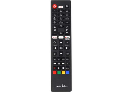 Náhradní dálkový ovladač | Vhodné pro: TCL/Thomson | Pevný | 1 Zařízení | Amazon Prime / Tlačítko Netflix / Tlačítko YouTube | Infračervený Přenos | Černá