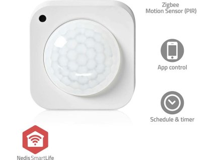 SmartLife pohybový senzor | Zigbee 3.0 | Napájení z baterie / Napájení z USB | Úhel detektoru: 100 ° | Rozsah detektoru: 7 m | Max. životnost baterie: 24 Měsíce | Bílá