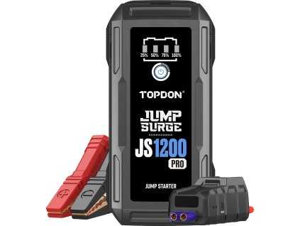 Car Jump Starter JumpSurge 1200 PRO/10000mAh/max výstupní proud 1800A/2xUSB-A/USB-C/DC Jack