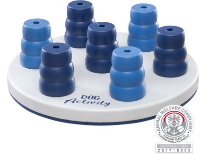 Dog Activity MINI SOLITAIRE, kruh s kuželkami 20 cm