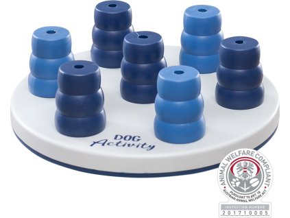 Dog Activity MINI SOLITAIRE, kruh s kuželkami 20 cm