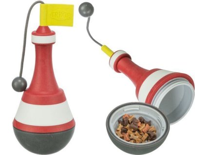 Aqua Toy  BÓJKA, plovoucí hračka na pamlsky, 19 cm, TPR