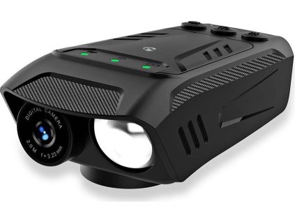 NEDIS multifunkční cyklistická kamera 3v1/ Full HD/ 2Mpix/ LED světlomet/ klakson/ USB-C/ slot micro SD/ černá