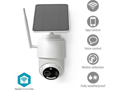 SmartLife Venkovní Kamera | Wi-Fi | Full HD 1080p | Náklon | IP65 | Max. životnost baterie: 5 Měsíce | Cloudové Úložiště (volitelně) / microSD (není součástí dodávky) | 5 V DC | Se snímačem pohybu | Noční vidění | Bílá