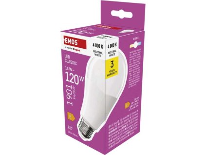 LED žárovka Classic A70 / E27 / 16 W (120 W) / 1901 lm / neutrální bílá