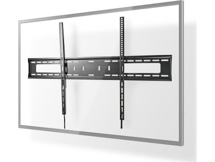 Nástěnný TV Držák Fixní | 60 - 100 " | Maximální podporovaná hmotnost obrazovky: 75 kg | Minimální vzdálenost od stěny: 30.5 mm | Kov / Ocel | Černá