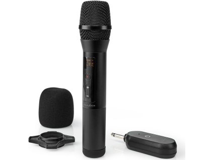 Bezdrátový Mikrofon | 20 Kanály | 1 Mikrofon | Kardioid | 70 Hz - 13 kHz | 1000 Ohm | -95 dB | Ovládání Hlasitosti | Černá