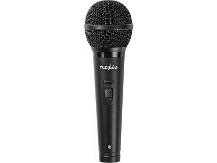 Kabelový mikrofon | Kardioid | Odnímatelný kabel | 5.00 m | 80 Hz - 13 kHz | 600 Ohm | -72 dB | Vypínač | Včetně přepravního pouzdra | ABS / Hliník | Černá