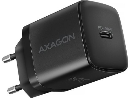 AXAGON nabíječka do sítě / ACU-PD30 / 1x USB-C / PD3.0 / PPS / QC4+ / SFC / AFC / Apple / 30W / černá