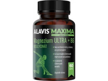 Alavis Maxima Magnezium Ultra + B6 (Varianta 60 cps)