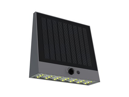 Venkovní solární LED světlo Viking SR25/Pohybový senzor/1000 lm/4 režimy/IP54/denní bílá